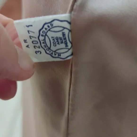 Vtg Glenbrooke Womens Wool Double Breasted winter coat with mink collar - Picture 12 of 12